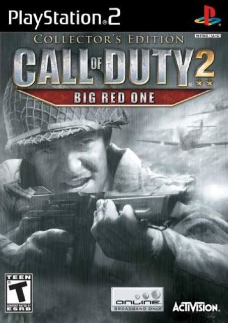 Call of Duty 2 Big Red One Collector's Edition Sony Playstation 2 Game