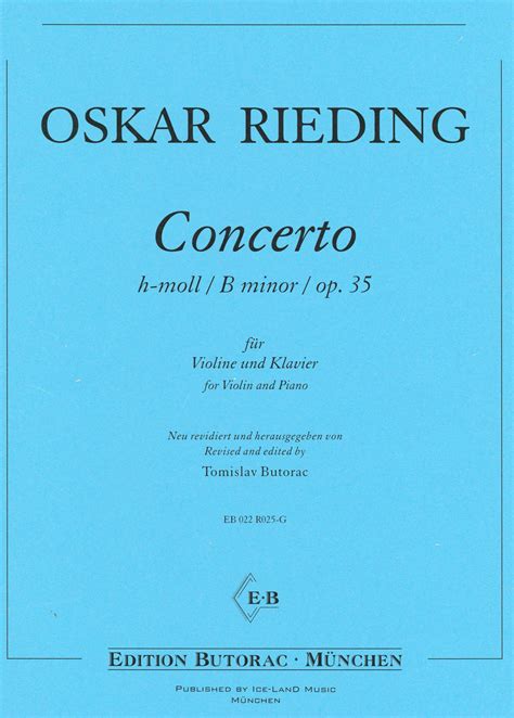 Rieding Violin Concerto In B Minor Op 35 Ficks Music