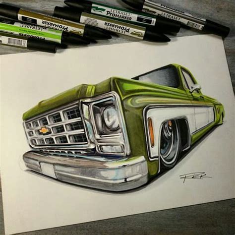 Pin By Isa Skate On Paint Custom Art Cars Cool Car Drawings Classic