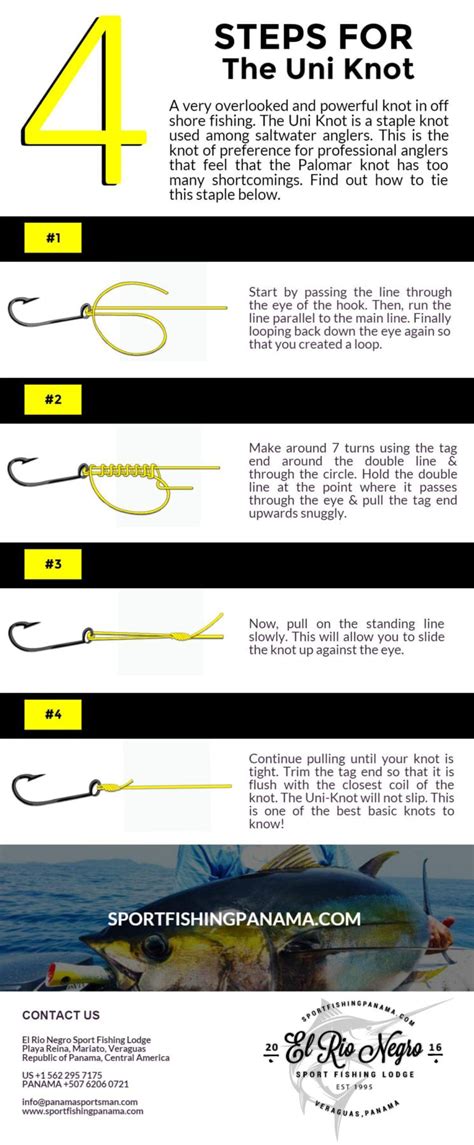 How To Tie The Uni Knot The Staple Knot For Offshore Fishing