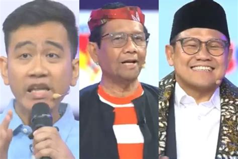 Pakar Ekspresi Perhatikan Slepet Cak Imin Emosi Gibran Dan Goyangan