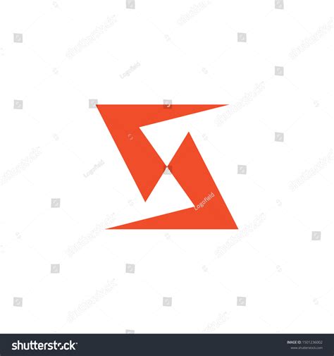 Letter S With Arrow Logo Graphic Template Royalty Free Stock Vector