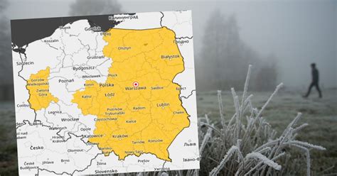 Niebezpieczna pogoda w całej Polsce IMGW alarmuje o mgłach mrozach i