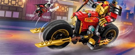 Lego Ninjago Kais Mech Bike Evo Aufr Stbares Ninja Motorrad