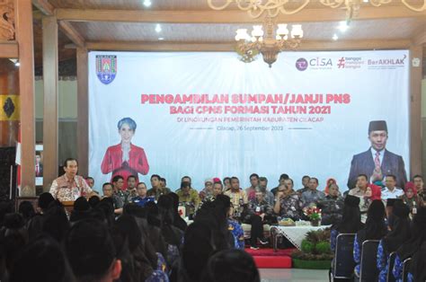 Lantik Cpns Angkatan Pj Bupati Harus Punya Budaya Kerja