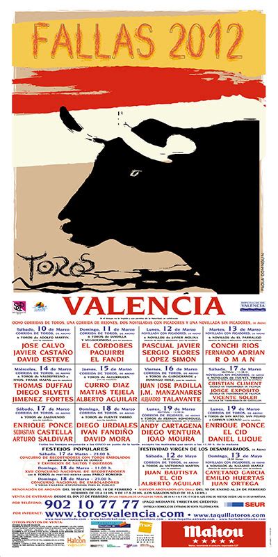 Valencia Bullfighting Schedule Bullfighting Events In Valencia