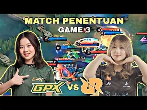 Gpx Basreng Vs Rrq Mika Match Unipin Hero Mobilelegends Rrq Gpx