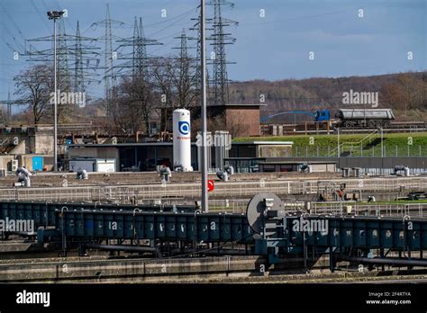 Emscher Sewage Treatment Plant Welheimer Mark Hi Res Stock Photography