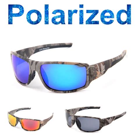 2017 Mens Camo Polarized Sunglasses Driving Glasses Camouflage Frame