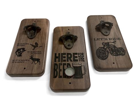 Custom Wall Bottle Openers (Wall Mounted) - Moslow Wood Products ...