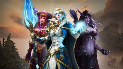 Main WoW Characters in the History of Azeroth (Male/Female)