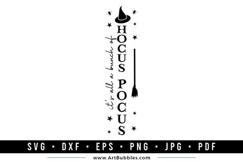 Halloween Porch Sign Svg Hocus Pocus Svg Artbubbles