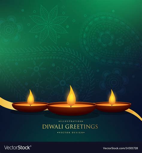 amazing happy diwali festival greeting background with henna paisley ...