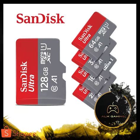 Ultra Class 10 Micro Sd Card 120mbs A1 128gb256gb512gb Shopee