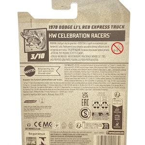 1978 Dodge Lil Red Express Truck Hot Wheels HW Celebration Racers 2024 3 10 53 250 Etsy