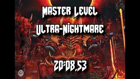 Doom Eternal Super Gore Nest Master Level Ultra Nightmare Speedrun