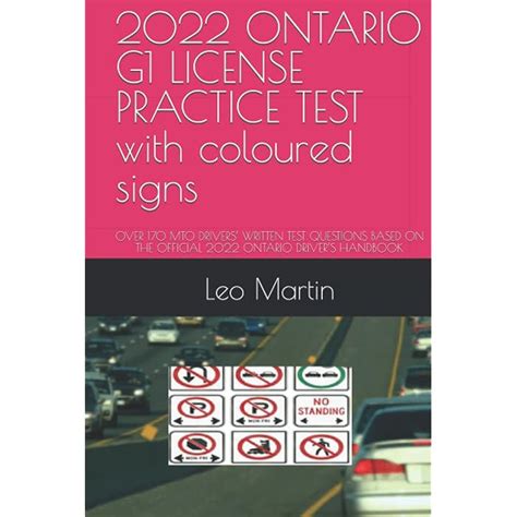 Buy 2022 Ontario G1 License Practice Test With Coloured Signs Over 170