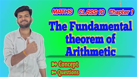 Fundamental Theorem Of Arithmetic Maths Cbse Class 10 Chapter 1 By Majedar Maths Youtube