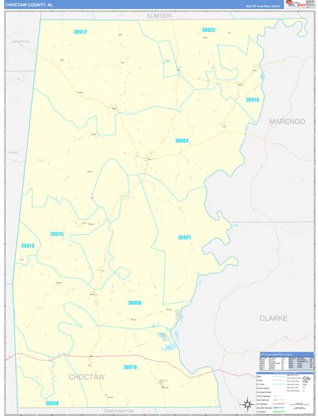 Maps Of Choctaw County Alabama