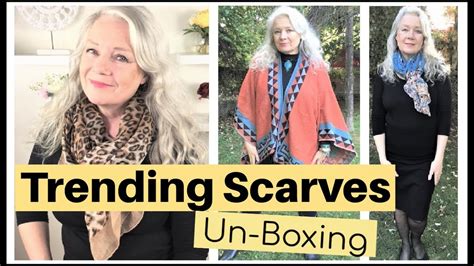 Fashion Over 50 Scarf Looks Scarves For Mature Women Youtube