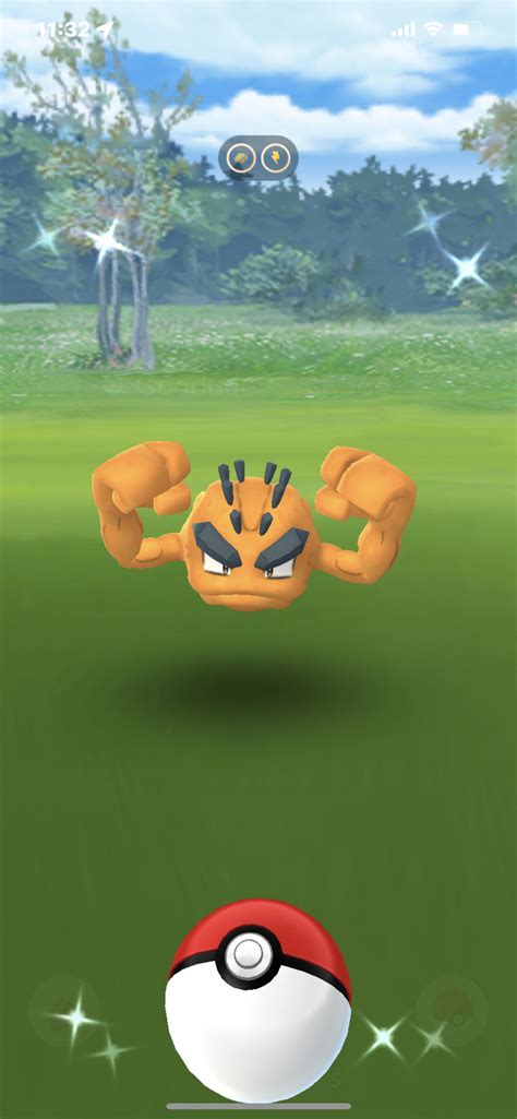 GOT A SHINY GEODUDE : r/pokemongo