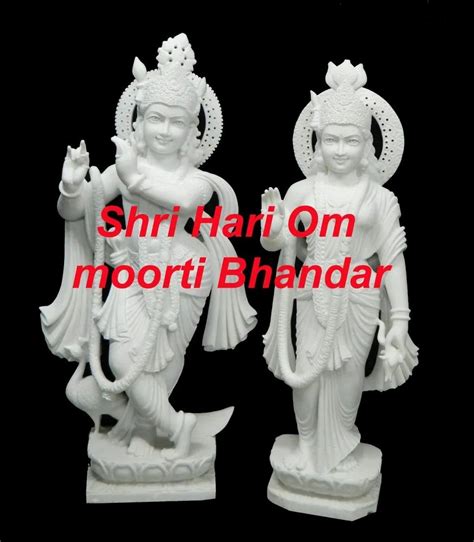 White Marble Radha Krishna Statue At Best Price In Jaipur By Shri Hari