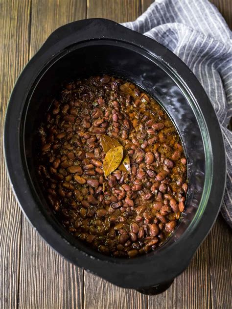 Crock Pot Pinto Beans Easy Recipe With No Soaking