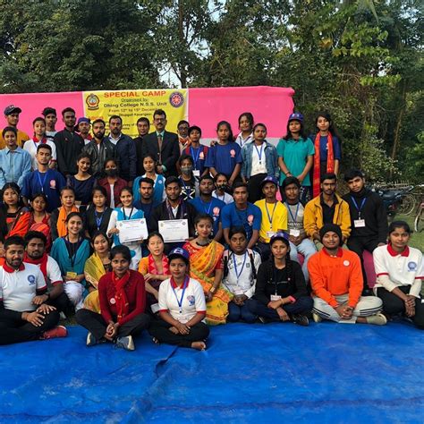 dhing college nss units nagaon