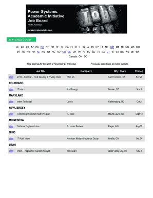 Fillable Online Internships Co Ops Fax Email Print PdfFiller