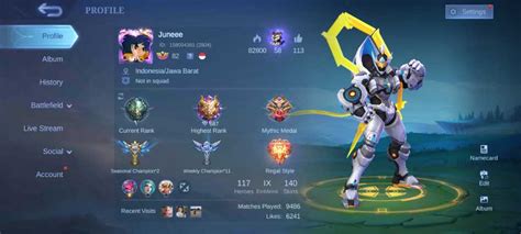 Full Maxed Emblems Skins Heroes Epic Gatotkaca