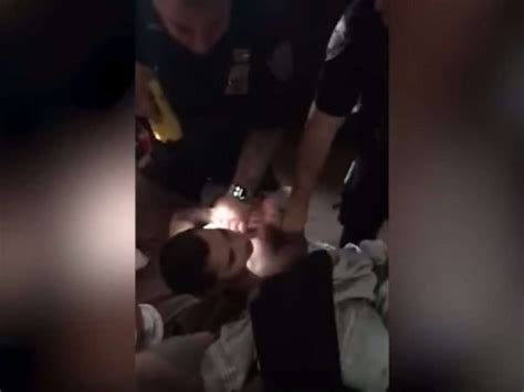 Nypd Cop Caught On Video Punching Tasing 85 Pound Man With Health Problems