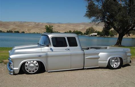 1957 Chevy Extra Cab Dually Classic Cars Trucks Chevy Trucks Cool