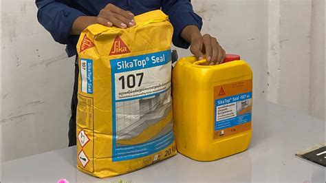 Sikatop Seal 107 Kh Cementitious Waterproofing Youtube