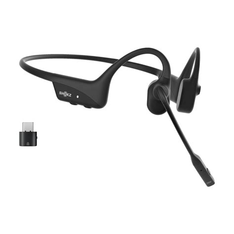 Shokz OpenComm2 UC Bone Conduction Headset Bluetooth Microphone