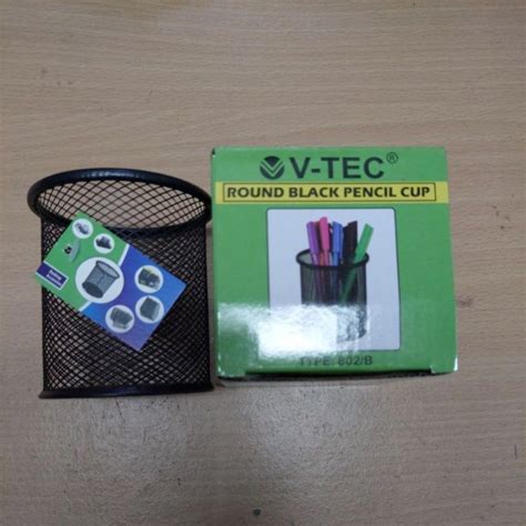 Jual Desk Set Besi Bulat Jaring Vtec Desk Set Pen Stand Tempat