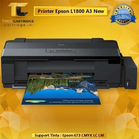 Promo Printer Epson L1800 A3 Photo Ink Tank Borderless A3 6 Color