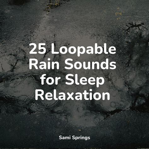 25 Loopable Rain Sounds For Sleep Relaxation Album By Tranquil Music