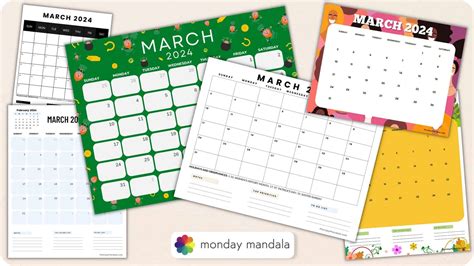 March 2024 Calendar Printable Free Pdf 2024 Lusa Sissie