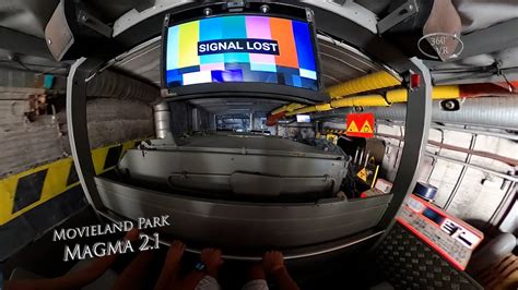 Movieland Park Magma Vr Pov Onride Youtube