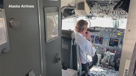 Alaska pilot retires early to save son's job, flies final flight with ...