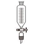 Funnel Dropping Cylindrical Graduated With Stem In Cone Stopper