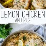 Lemon Chicken Rice Skillet I Wash You Dry