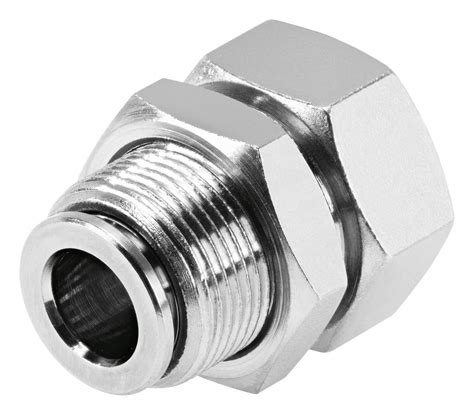 NPQH H G14F Q8 P10 Festo Pneumatic Fitting Push In Bulkhead