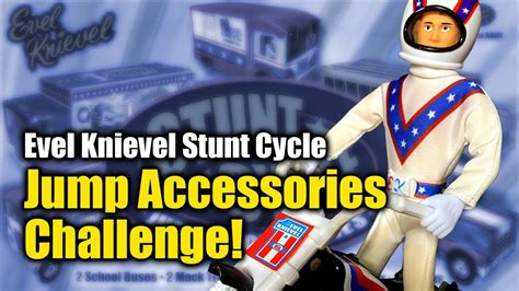 Evel Knievel Stunt Cycle Jump Accessories Challenge Youtube