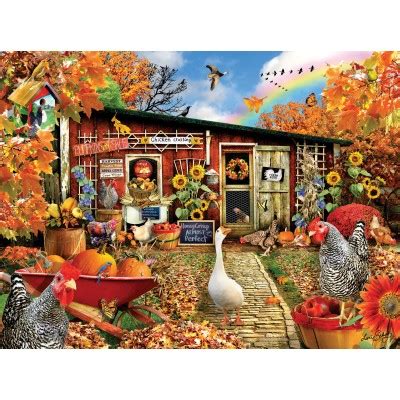 Puzzle Sunsout 35086 Lori Schory Chicken Crossing