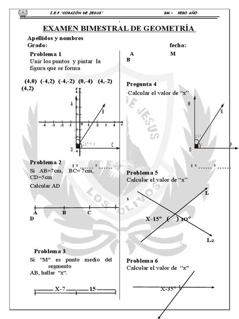 PDF Examen Bimestral Geometria DOKUMEN TIPS