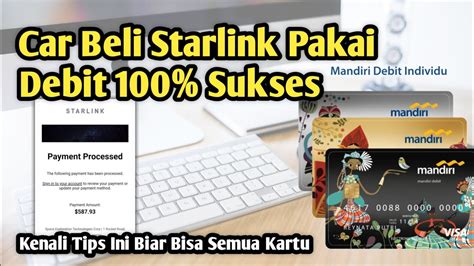 Cara Membeli Starlink Tanpa Kartu Kredit Cara Beli Bayar Paket