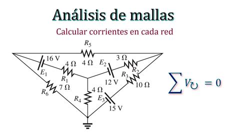 Ley De Voltajes De Kirchhoff M Todo De Mallas Ejercicio Youtube