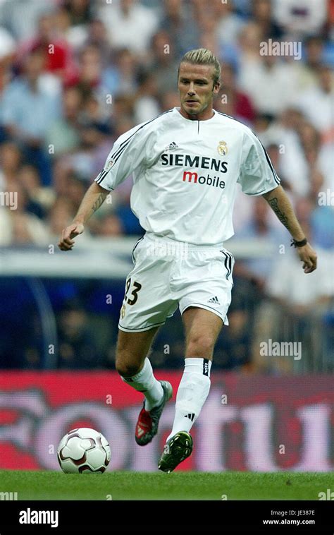 DAVID BECKHAM REAL MADRID CF SANTIAGO BERNABEU MADRID 13 September 2003