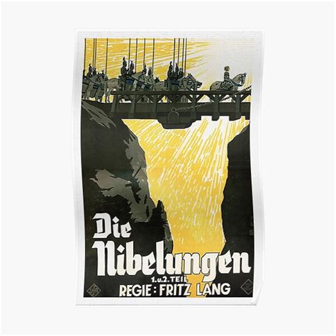 "Die Nibelungen.. German vintage1924 movie poster" Poster for Sale by ...